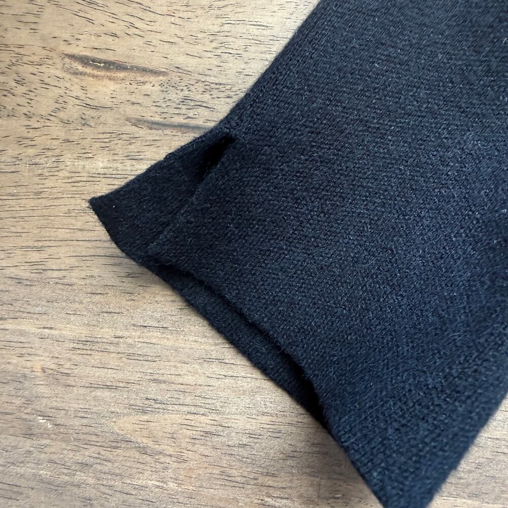 Zara Knit Black Mock Turtleneck Sweater Medium - Picture 4 of 4